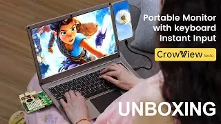 CrowView Note 14' Portable Monitor &ndash; Tested on Raspberry Pi, Phone & PC