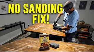 Episode 23: Airbnb Guests RUINED This Table! (Can I Fix It Without Sanding?)