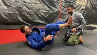 Half Guard Lasso Sweep