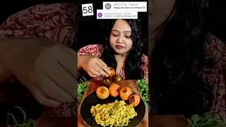 Eating Panipuri and Maggi #shorts #ppeats #panipuri #maggi