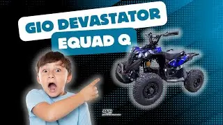 GIO Devastator (eQuad Q) 1200W VTT 4 roues pour enfants 2025