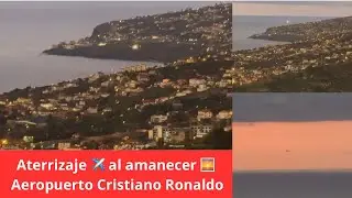 🔥Aterrizaje Espectacular en el último Amanecer del año 🌅 Aeropuerto de Madeira Madeira 31.12.2024