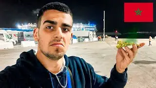 Sobreviví Sin Dinero en el Puerto de Marruecos 🇲🇦