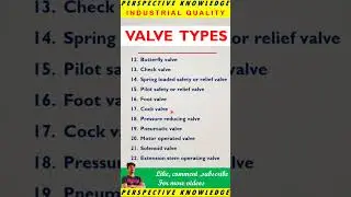 Types of valves in Tamil | explanation of valve types | function of valves #valve #valveassembly #qc