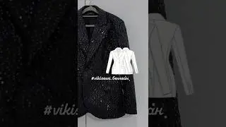 Шью жакет из паеток по выкройке VIKISEWS БЕЛЛЕАН ✨ #рукоделие #sewing #швейныйблог #шитье #fashion