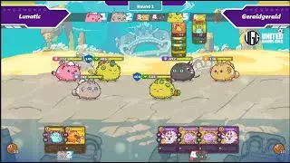 LUNATIC vs GERALDGERALD Full Battle UGG Axie Pro Tournament | Axie Infinity