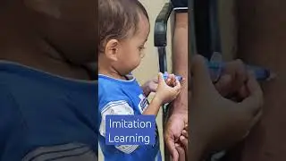 Imitation Learning in Children #imwell  #baby #yoga