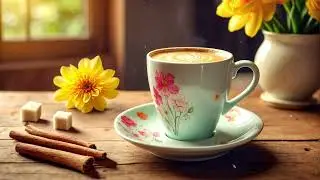 Happy Fall Jazz ☕ Delicate July Coffee Music and Relaxing Bossa Nova Jazz Piano for Positive Mood