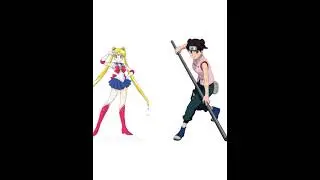 sailor moon vs Naruto girls