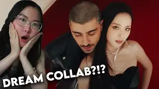 MY JAW DROPPED... JISOO X ZAYN - EYES CLOSED (OFFICIAL MV) Reaction