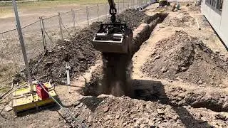 Stormwater Trench Backfilling | Grab Truck Precision with 20mm Aggregate
