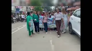 Awareness Campaign by NSS Unit of CIS Kanya Mahavidyalaya, Fatehpur Pundri #nssharyanastate #nss