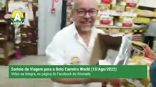 Sorteio da Viagem para o Beto Carreiro World (13/Ago/2022)