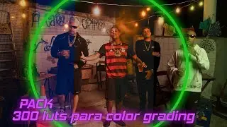 MEGA PACK GRATIS com 300 Luts para todos os Programas! Color Grading para V&iacute;deoclipes