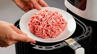 Ground Meat in the Air Fryer = Juiciest, Easiest Dinner Ever!
