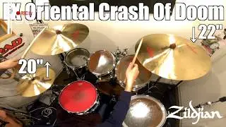 【池部楽器店】創造力をかき立てる独創的なラインナップのFXシリーズ、Oriental Crash of Doomに22インチサイズが追加！