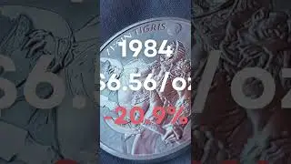 The Price of Silver:  1980-1989   #silver #price #shorts #coins #history