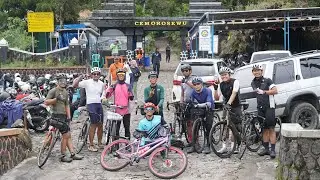 Last Saturday Ride with Rodalink Solo #ajarngontel #rodalink #mountains #lawu #cycling #funny 