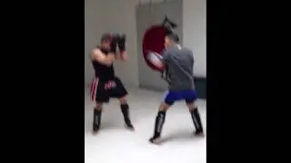 Sparring Warmup - Cristian Defiris and Sal Carillo