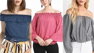 Latest off shoulder tops for girls 2021 | Tops for girls | Jeans Top design | New tops collection