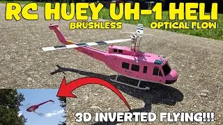 RC ERA C032 UH-1 Huey Brushless Optical Flow 3D Helicopter | Inverted Flying Made Easy!