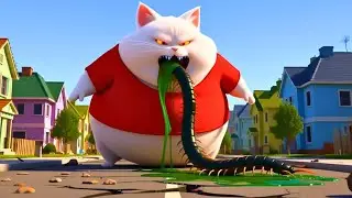 🐱When a sleepy kitten imagines a colorful world of insects! | AI Cat Story