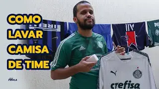 Como lavar camisas de time na mão