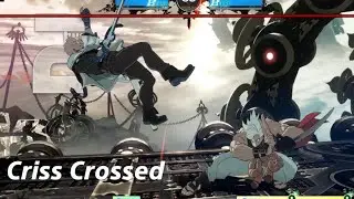 Chipp Zanuff - [Cross-Up][No Meter] into Tightrope [WS][Super] Combo - GGST