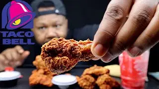 Taco Bell&reg; CRISPY CHICKEN WINGS REVIEW 🍗♨️ | FLAVAS BY DAMEDASH