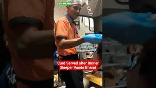Curd Served in Sleeper Vande Bharat Express Inauguration Journey | KYQ HWH VANDE BHARAT SLEEPER EXP