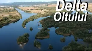 cu caiacul in Delta Oltului de la Ramnicu Valcea
