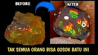 PROSES GOSOK BATU KALIMAYA KRISTAL SUPER MINI LIHAT HASIL NYA