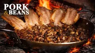 Rustic Italian Pork and Beans — Sinfully Tasty 🔥 Fire-Cooked