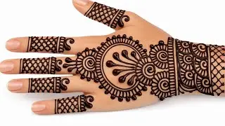 Easy mehndi design front hand। Beautiful mehndi design front hand for girls। Mehndi design simple