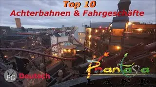 Meine TOP 10 Fahrgeschäfte & Achterbahnen @ Phantasialand 2023