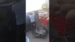 #accident  at Pargi road #shadnagar