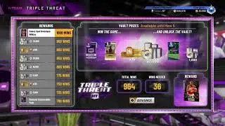 NEW TRIPLE THREAT OFFLINE REWARDS! NO DIAMOND PLAYER?! 2K IS STINGY!