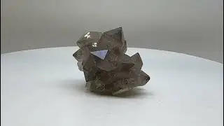 Smoky Quartz, all-sided cluster of doubly terminated crystals     1