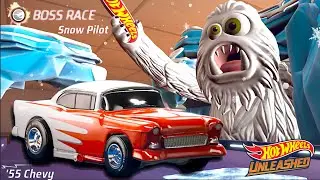 Hot Wheels Unleashed &ndash; 55 Chevy &ndash; Boss Race &ndash; Snow Pilot &ndash; The Yeti &ndash; City Rumble &ndash; Gameplay Part 34