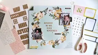 The Wild Hare Kits November Scrapbook Layout by Laura Rahel Crosby