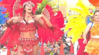 💐花小金井祭礼サンバフェス2025💥一発目！魅惑的な美人ダンサー達の美顔美体踊り魔くる圧巻４K高画質🦀ラテン情熱サンバ💥リベルダージ（A