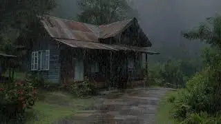 Gentle rain sound helping anxiety fade guiding you toward deep peaceful rest