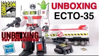 Unboxing - HASBRO Optimus Prime Ecto 35 SDCC - Unboxing Toy Convention