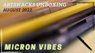 August 2022 @artsnacks Unboxing Video!! 🎨