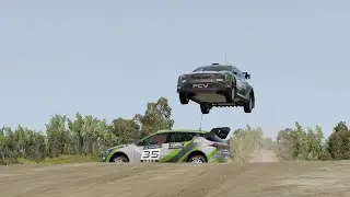 Przejazd po torze w BeamNG Drive