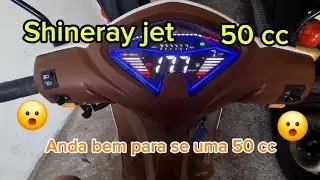 (Shineray jet 50 cc ) Anda Bem Pra se uma 50 Cilindrada 🔥😮 #viral #shineray #motovlog 