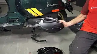 New Custom Black Out Belt Covers for 2020-2021 Vespa GTS 300 HPE