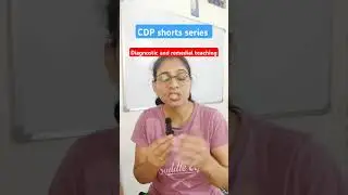 Diagnostic and remedial teaching | CDP shorts video by teaching goals | #remedialteaching #diagnosis
