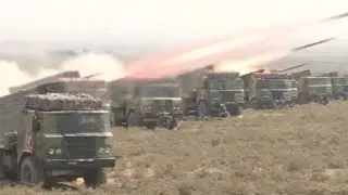 Artillery Troops Conduct Confrontation Drill in NW China