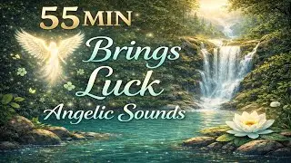 Angel Waterfall Sounds 👼🌊 55 Minutes of Divine Calm, Sleep & Healing